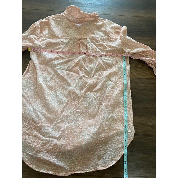 EUC Boden Easy Linen Pink Milkshake Shirt US 6 Long Sleeve Button-Up - Picture 4 of 9